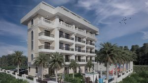 Апартаменты в Алании район Кестель 350м до моря - Фото 1