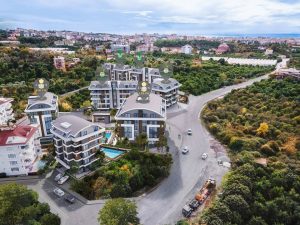 Новый Комплекс на этапе строительства в Алании район Оба - Фото 2