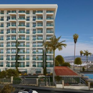 Комфортабельный жилой комплекс в Алании район Махмутлар.