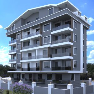 Трёхкомнатная квартира в новом комплексе в Газипаше