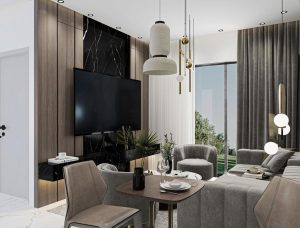 Квартиры 1+1 и дуплексы 3+1 в Алании, район Окурджалар - Фото 4