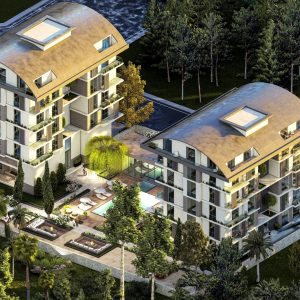 Комплекс в Алании район Каргыджак 300м от моря