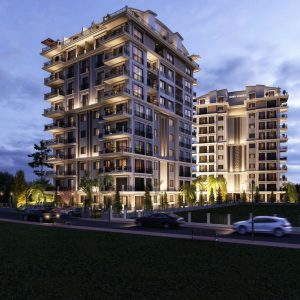 Современный жилой комплекс в центре Аланьи
