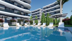 Квартиры 1+1 и дуплексы 3+1 в Алании, район Окурджалар - Фото 5