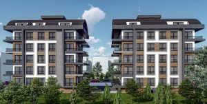 Квартиры в центре района Алании, Махмутлар 600м до моря - Фото 8