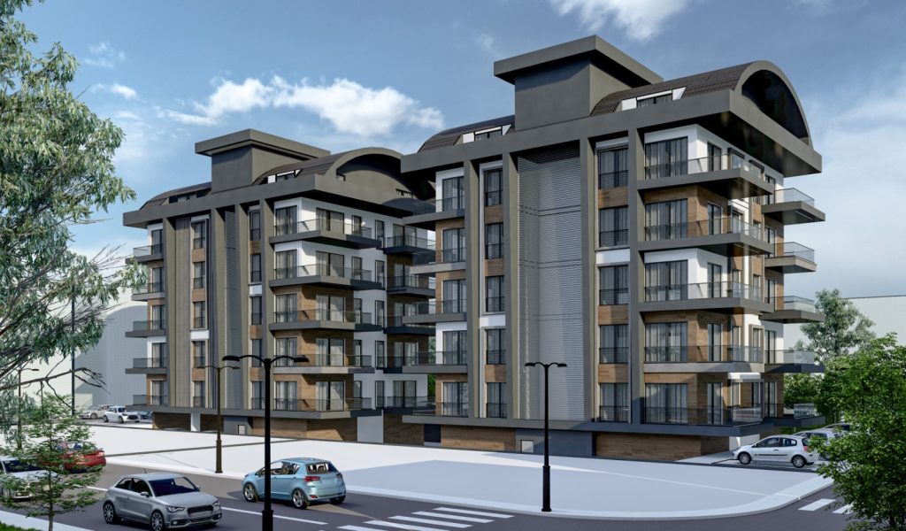 Квартиры в центре района Алании, Махмутлар 600м до моря - Фото 6