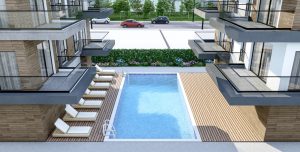 Квартиры в центре района Алании, Махмутлар 600м до моря - Фото 5