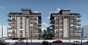 Квартиры в центре района Алании, Махмутлар 600м до моря - Фото 1