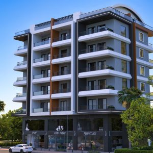 Жилой комплекс в центре Махмутлара в 300 метрах от моря