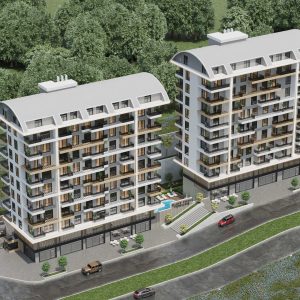 Комплекс в Махмутларе на 90 квартир