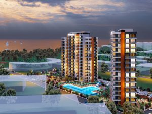 Квартиры в Мерсине район Тедже 250м до моря - Фото 1