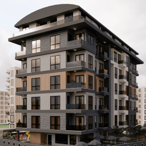 Жилой комплекс в центре Алании в 150 м от Средиземного моря