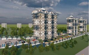 Квартиры в строящимся доме в Алании район Паяллар - Фото 2