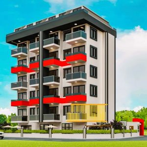 Двухкомнатная квартира в Алании район Авсаллар 900м до моря