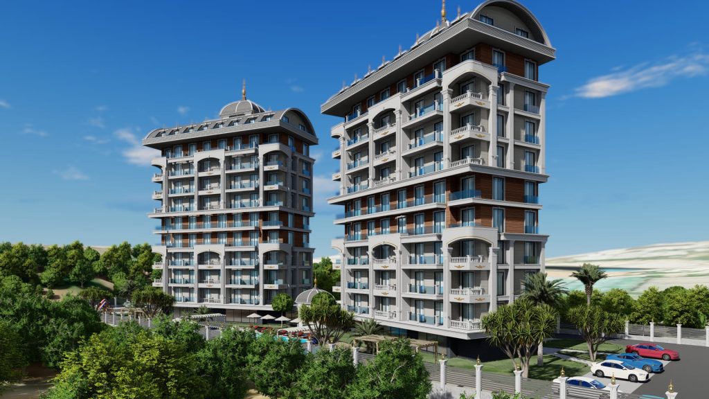 Инвестиционный комплекс в Алании, район Тюрклер — 1+1 и 2+1 - Фото 1
