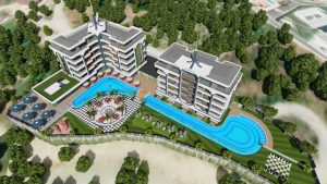 Видовые квартиры 1+1 и 2+1 в новом проекте в Каргыджаке, Алания - Фото 4