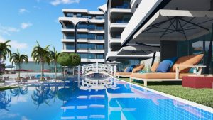 Видовые квартиры 1+1 и 2+1 в новом проекте в Каргыджаке, Алания - Фото 2