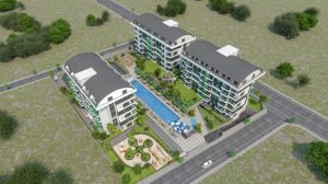 Комплекс в Каргыджаке — 200 м до моря, квартиры 1+1–3+1 - Фото 3