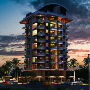 Апартаменты в уединённой части Махмутлара, Алания — 1+1 и 2+1