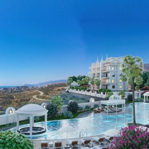 Апартаменты с потрясающими видами в районе Каргыджак