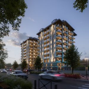 Новый комплекс в курортном районе Махмутлар