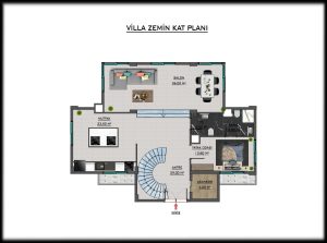 Вилла 5+1 в Каргыджаке площадью 450 м² с участком 610 м² - Фото 10