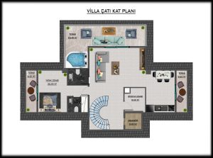 Вилла 5+1 в Каргыджаке площадью 450 м² с участком 610 м² - Фото 12