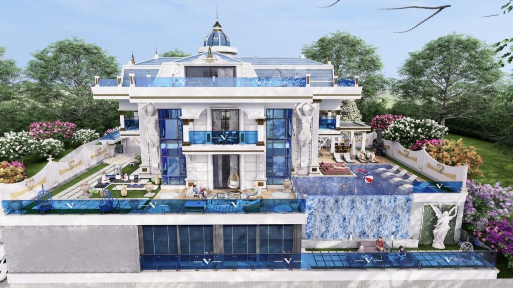 Вилла 5+1 в Каргыджаке площадью 450 м² с участком 610 м² - Фото 2