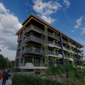 Апартаменты в тихой части Алании района Кестель