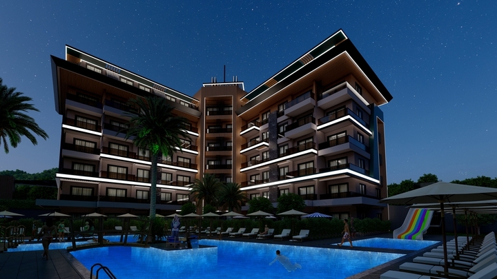 Новый жилой комплекс рядом с морем в районе Каргыджак - Фото 1