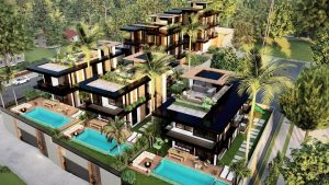 Новые виллы 3+1 и 4+1 в Каргыджаке на участках 407 м² - Фото 1