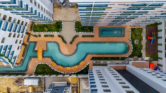 Двухкомнатная квартира 1+1 в Махмутларе, Аланья в новом комплексе Green Ocean - Фото 6