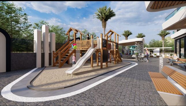 Квартира в Махмутлар 1+1 в комплексе Ruby Tower в Алании - Фото 2