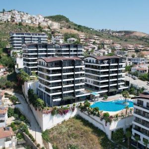 Элитная недвижимость в Каргыджак, Алания-вид на комплекс