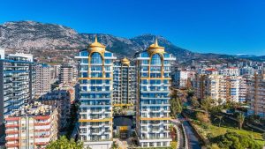 Апартаменты 2+1 с панорамным видом на море в комплексе Cebeci Tower, Махмутлар, Алания - Фото 2