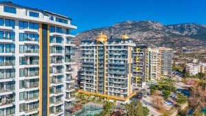 Апартаменты 2+1 с панорамным видом на море в комплексе Cebeci Tower, Махмутлар, Алания - Фото 5