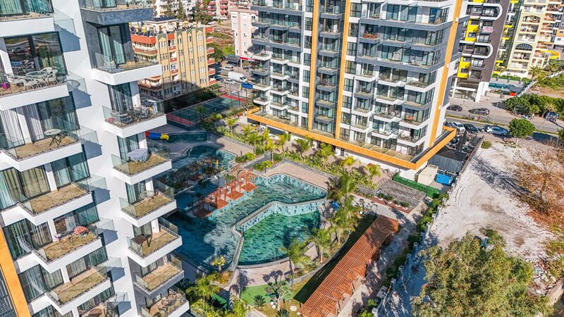 Апартаменты 2+1 с панорамным видом на море в комплексе Cebeci Tower, Махмутлар, Алания - Фото 7