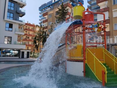 Апартаменты 2+1 с панорамным видом на море в комплексе Cebeci Tower, Махмутлар, Алания - Фото 12