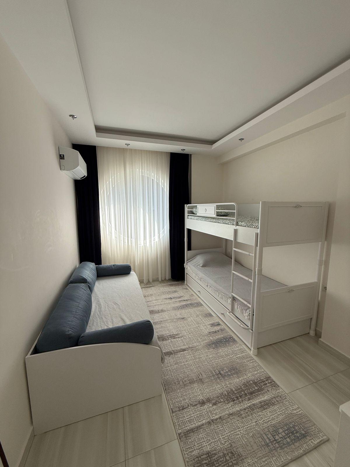 Просторная меблированная квартира 2+1 в премиум-комплексе Sky Hill - Фото 13