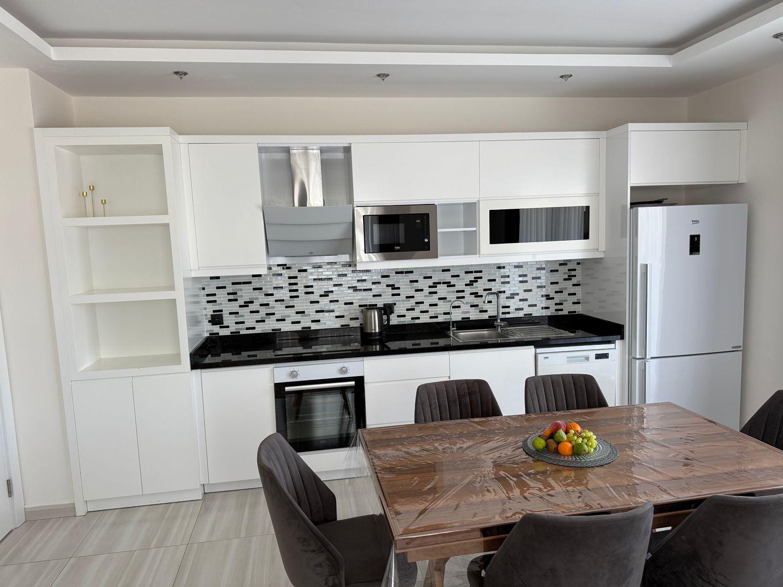 Просторная меблированная квартира 2+1 в премиум-комплексе Sky Hill - Фото 3