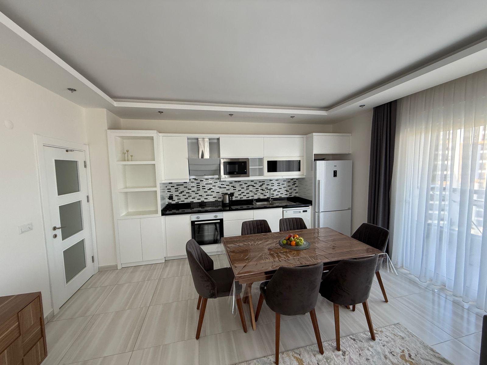 Просторная меблированная квартира 2+1 в премиум-комплексе Sky Hill - Фото 14