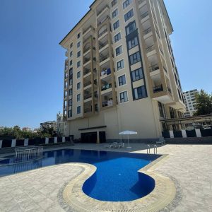 Квартира 1+1 с видом на море в комплексе AS‑ER Vogue, Махмутлар