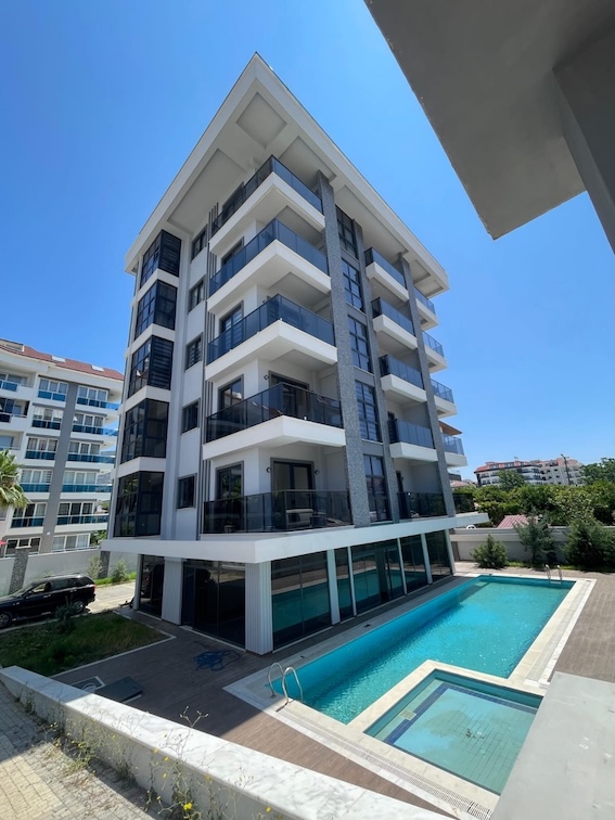 Квартира 1+1 в комплексе Armoni в 100 метрах от моря в Кестеле, Алания - Фото 1