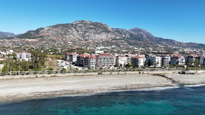 Премиум апартаменты 1+1 на первой линии в комплексе Oxo Beach в Кестеле, Алания - Фото 3