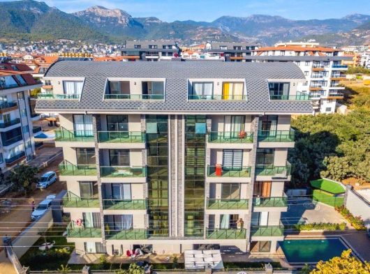 Меблированный дплекс 2+1 в комплексе Silence Park в Оба, Алания - Фото 1