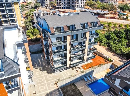 Меблированный дплекс 2+1 в комплексе Silence Park в Оба, Алания - Фото 2