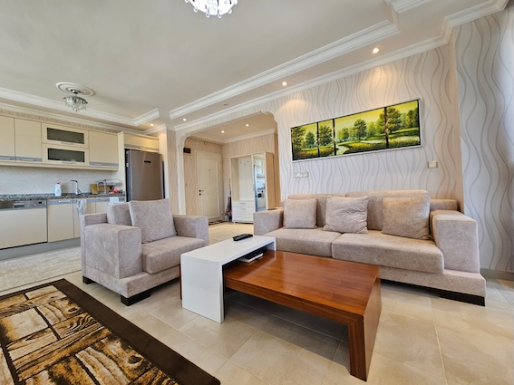 Просторная квартира 2+1 в комплексе Milan Residence в Махмутларе, Алания - Фото 9