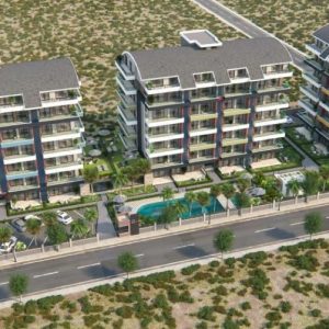 Премиум апартаменты 2+1 в комплексе Vanessa Park в Каргыджаке, Алания