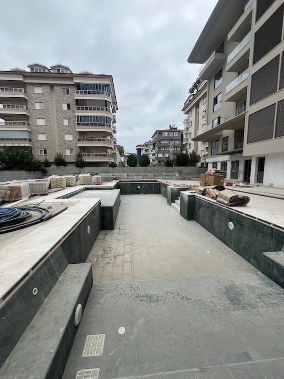 Премиум апартаменты 1+1 на первой линии в комплексе Oxo Beach в Кестеле, Алания - Фото 9