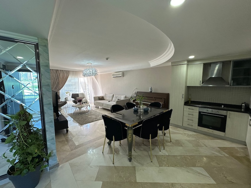 Просторная квартира 2+1 в комплексе My Marine Residence, Махмутлар - Фото 16